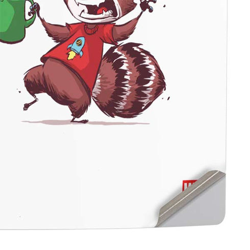 Marvel Rocket Raccoon and Groot Tall Tails PS5 Pro Console Skin