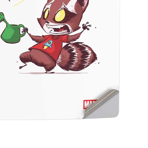 Marvel Rocket Raccoon and Groot Tall Tails PS5 Slim Disk Console Skin