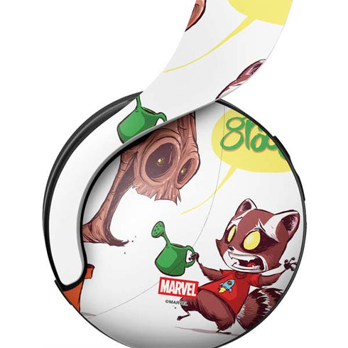 Marvel Rocket Raccoon and Groot Tall Tails PULSE 3D Wireless Headset for PS5 Skin