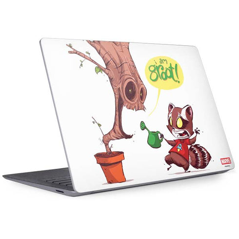 Marvel Rocket Raccoon and Groot Tall Tails Surface Laptop 3 13.5in Skin