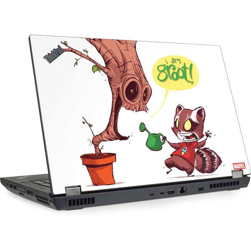 Marvel Rocket Raccoon and Groot Tall Tails Lenovo ThinkPad Skin