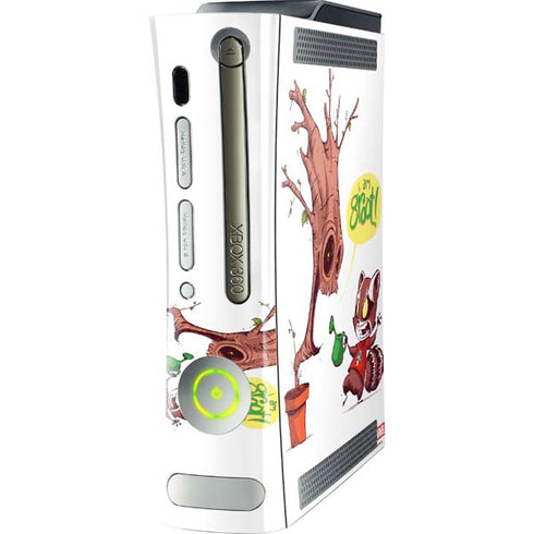 Marvel Rocket Raccoon and Groot Tall Tails Xbox 360 (Includes HDD) Skin