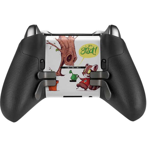 Marvel Rocket Raccoon and Groot Tall Tails Xbox Elite Wireless Controller Series 2 Skin