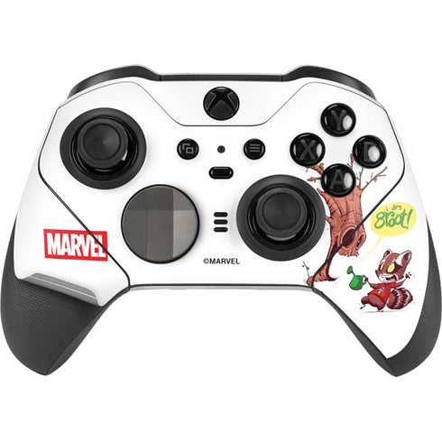 Marvel Rocket Raccoon and Groot Tall Tails Xbox Elite Wireless Controller Series 2 Skin