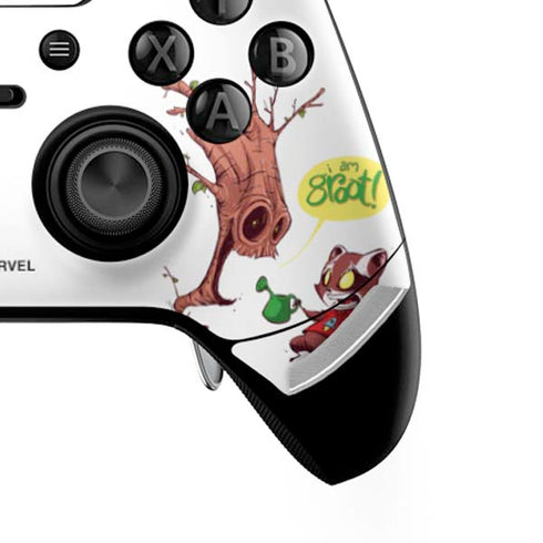 Marvel Rocket Raccoon and Groot Tall Tails Xbox One Elite Controller Skin