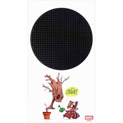 Marvel Rocket Raccoon and Groot Tall Tails Xbox Series S Bundle Skin