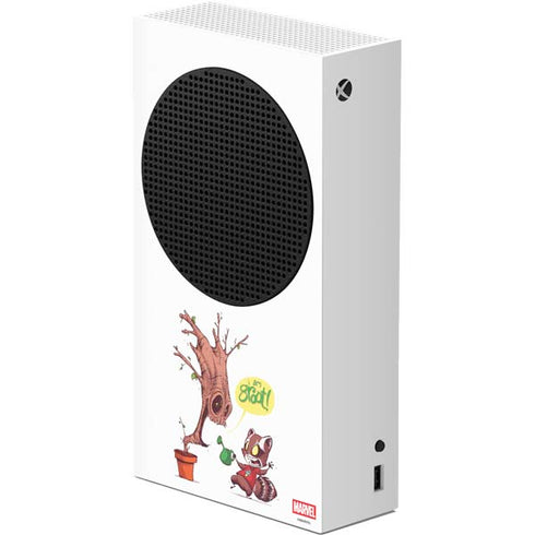 Marvel Rocket Raccoon and Groot Tall Tails Xbox Series S Skins