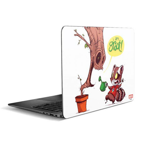 Marvel Rocket Raccoon and Groot Tall Tails Zenbook UX305FA 13.3in Skin