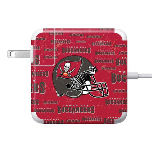 NFL Tampa Bay Buccaneers - Blast 85W Power Adapter (15 and 17 inch MacBook Pro Charger) Skin