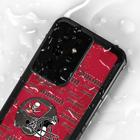 NFL Tampa Bay Buccaneers - Blast Galaxy S24 Ultra Waterproof Case