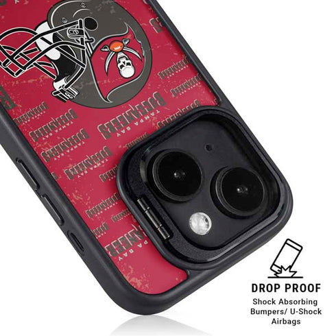 NFL Tampa Bay Buccaneers - Blast iPhone 15 Plus Kickstand Case