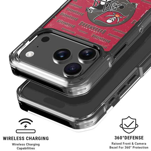 NFL Tampa Bay Buccaneers - Blast iPhone 18 Pro Clear Case