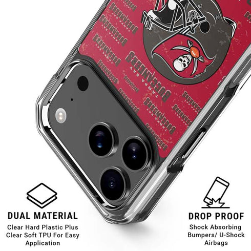 NFL Tampa Bay Buccaneers - Blast iPhone 18 Pro Clear Case