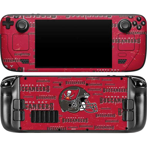 NFL Tampa Bay Buccaneers - Blast Steam Deck Handheld Gaming Computer OLED Skin