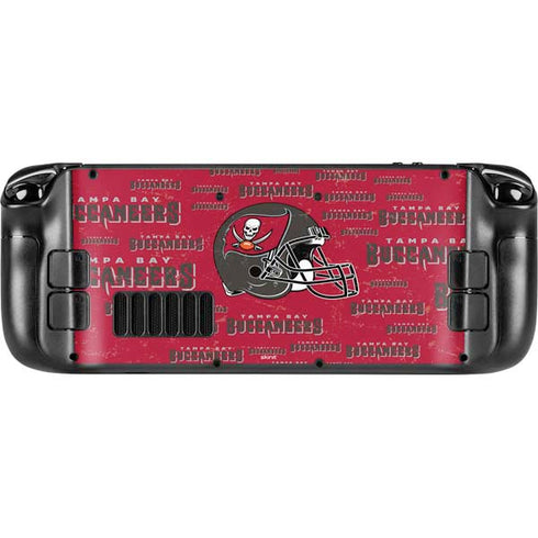 NFL Tampa Bay Buccaneers - Blast Steam Deck Handheld Gaming Computer Skin