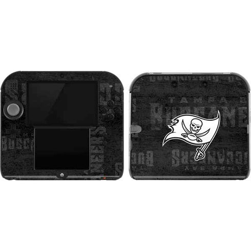 NFL Tampa Bay Buccaneers Black & White Nintendo Skins