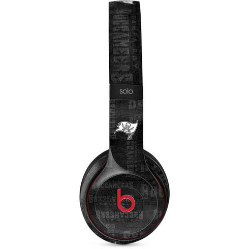 NFL Tampa Bay Buccaneers Black & White Beats Solo 3 Wireless Skin