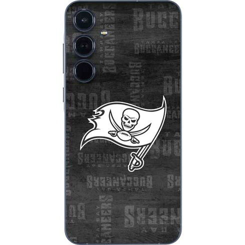 NFL Tampa Bay Buccaneers Black & White Galaxy A35 5G Skin
