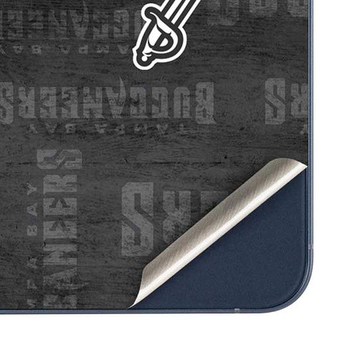 NFL Tampa Bay Buccaneers Black & White Galaxy A35 5G Skin