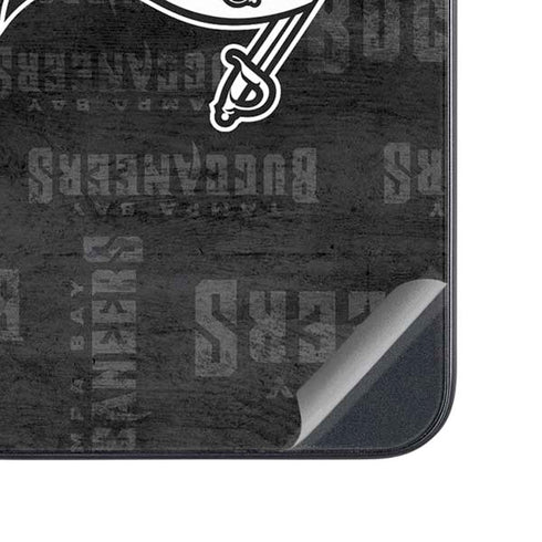 NFL Tampa Bay Buccaneers Black & White Galaxy A54 5G Skin