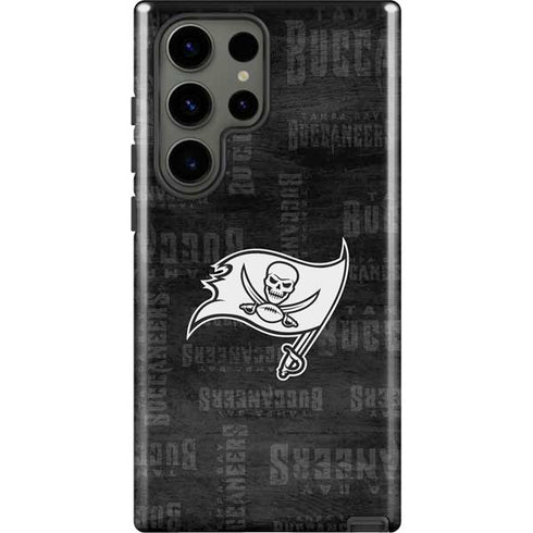 NFL Tampa Bay Buccaneers Black & White Galaxy S23 Ultra Pro Case