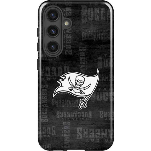 NFL Tampa Bay Buccaneers Black & White Galaxy S25 Impact Case