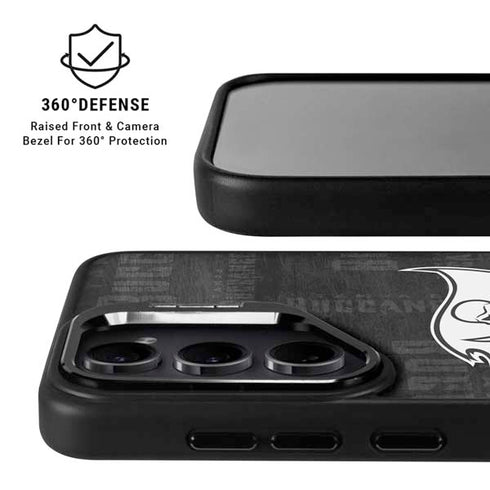 NFL Tampa Bay Buccaneers Black & White Galaxy S25 Kickstand Case