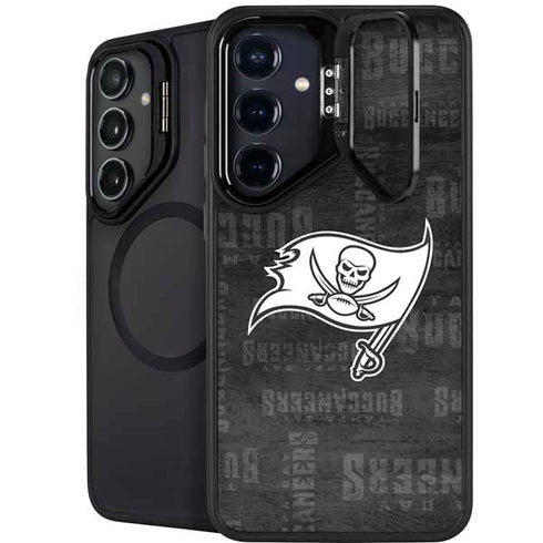 NFL Tampa Bay Buccaneers Black & White Galaxy S24 Plus Kickstand Case