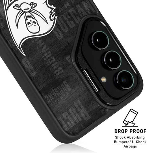 NFL Tampa Bay Buccaneers Black & White Galaxy S24 Plus Kickstand Case