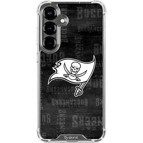 NFL Tampa Bay Buccaneers Black & White Galaxy S26 Clear Case