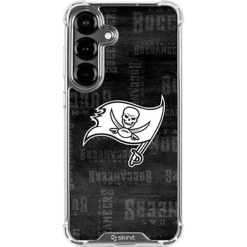 NFL Tampa Bay Buccaneers Black & White Galaxy S26 Plus Clear Case