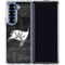 NFL Tampa Bay Buccaneers Black & White Galaxy Z Fold6 Clear Case
