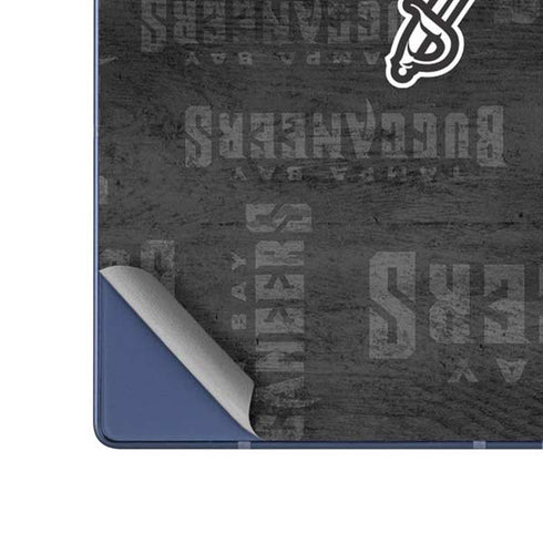 NFL Tampa Bay Buccaneers Black & White Galaxy Z Fold6 Skin