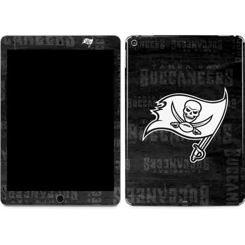 NFL Tampa Bay Buccaneers Black & White iPad Skins