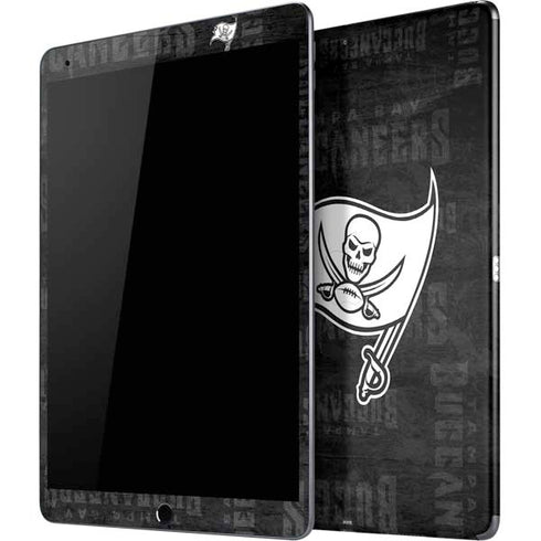 NFL Tampa Bay Buccaneers Black & White iPad Skins