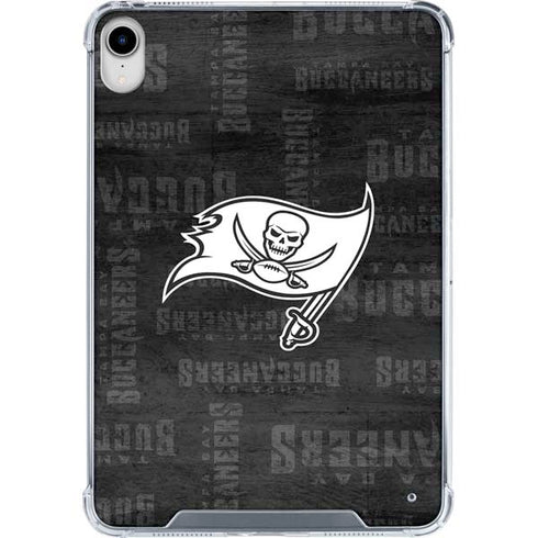 NFL Tampa Bay Buccaneers Black & White iPad 11th Gen (2025) Clear Case