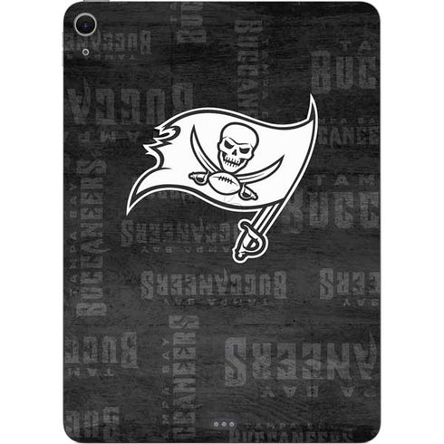 NFL Tampa Bay Buccaneers Black & White Apple iPad Air Skin