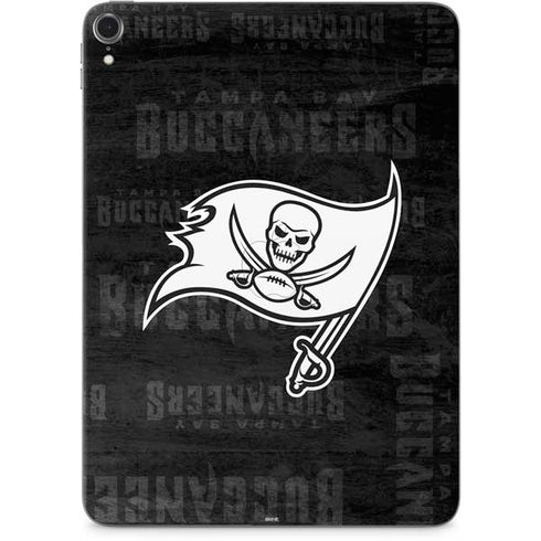 NFL Tampa Bay Buccaneers Black & White Apple iPad Pro Skin