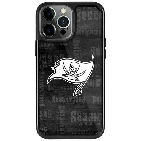 NFL Tampa Bay Buccaneers Black & White iPhone Cases