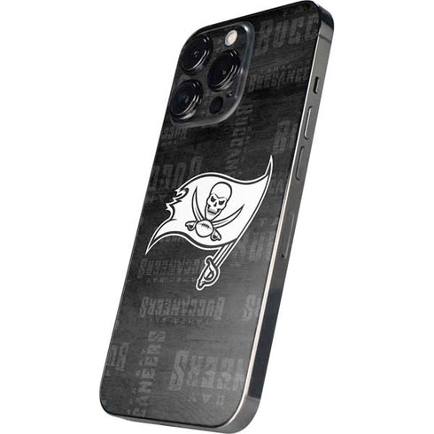 NFL Tampa Bay Buccaneers Black & White iPhone 15 Pro Max Skin