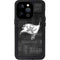 NFL Tampa Bay Buccaneers Black & White iPhone 15 Pro Waterproof Case