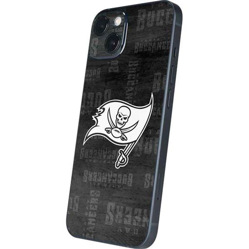 NFL Tampa Bay Buccaneers Black & White iPhone 15 Skin
