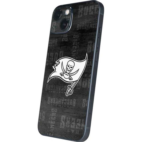 NFL Tampa Bay Buccaneers Black & White iPhone 15 Skin