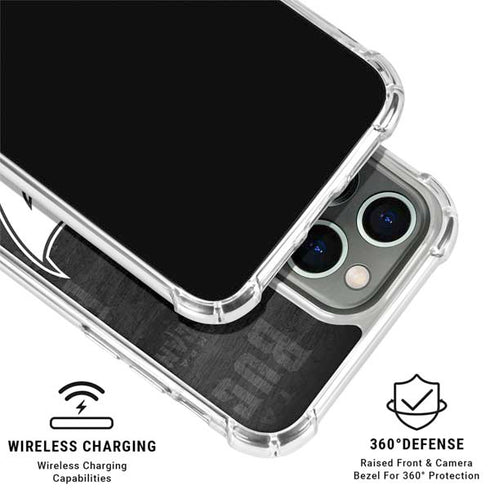 NFL Tampa Bay Buccaneers Black & White iPhone 16 Pro Max Clear Case