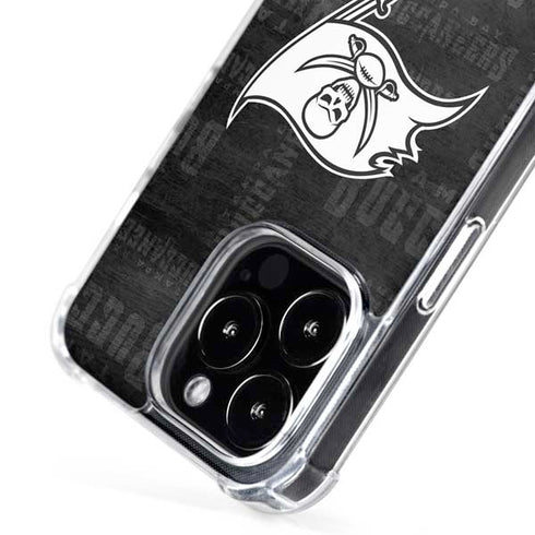 NFL Tampa Bay Buccaneers Black & White iPhone 16 Pro Max MagSafe Case