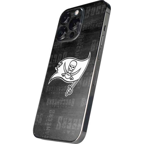 NFL Tampa Bay Buccaneers Black & White iPhone 16 Pro Max Skin