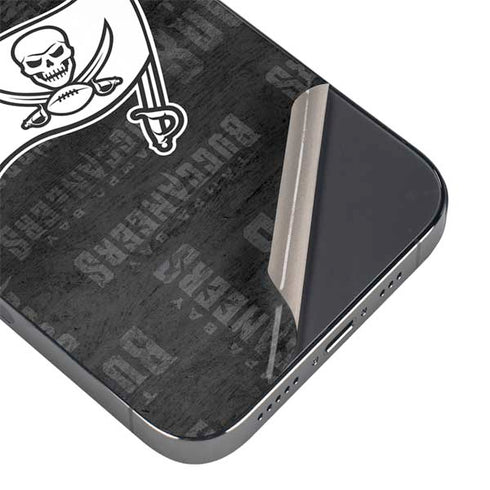 NFL Tampa Bay Buccaneers Black & White iPhone 16 Pro Max Skin