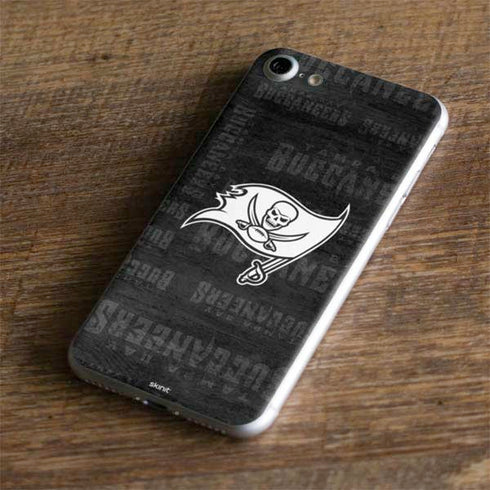 NFL Tampa Bay Buccaneers Black & White iPhone 8 Skin