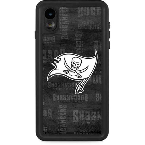 NFL Tampa Bay Buccaneers Black & White iPhone Cases