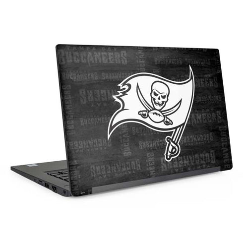 NFL Tampa Bay Buccaneers Black & White Dell Latitude Skin
